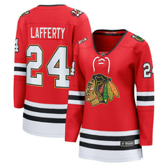 Sam Lafferty Chicago Blackhawks Fanatics Women's Centennial Breakaway Player Jersey - Red Jerseys