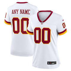 Washington Commanders Women's Super Bowl Era Custom Game Jersey - White discount