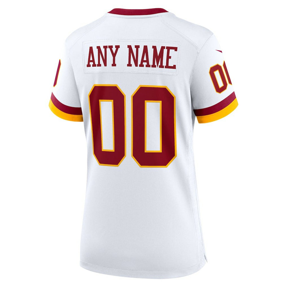 Washington Commanders Women's Super Bowl Era Custom Game Jersey - White discount