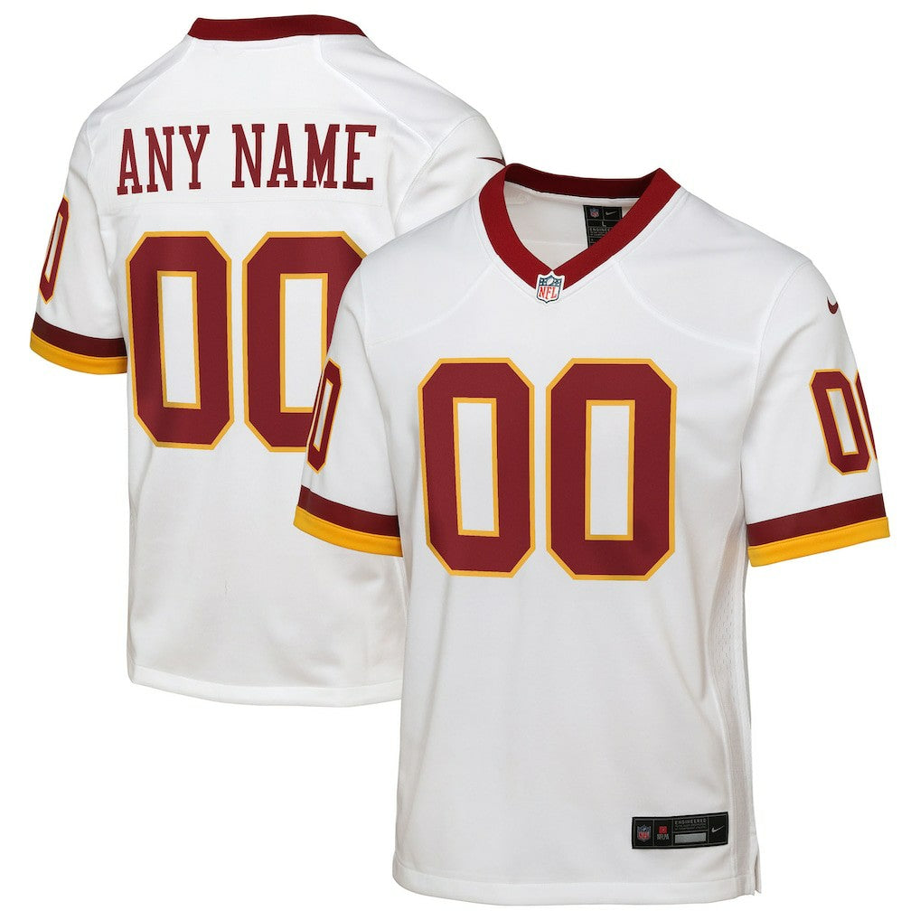 Washington Commanders Youth Game Super Bowl Era Custom Jersey - White outlet