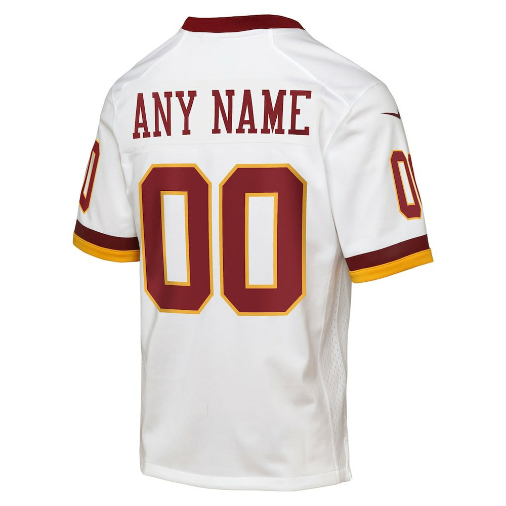 Washington Commanders Youth Game Super Bowl Era Custom Jersey - White outlet