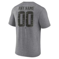 Carolina Hurricanes Heritage Custom Tri-Blend T-Shirt - Gray T-shirts