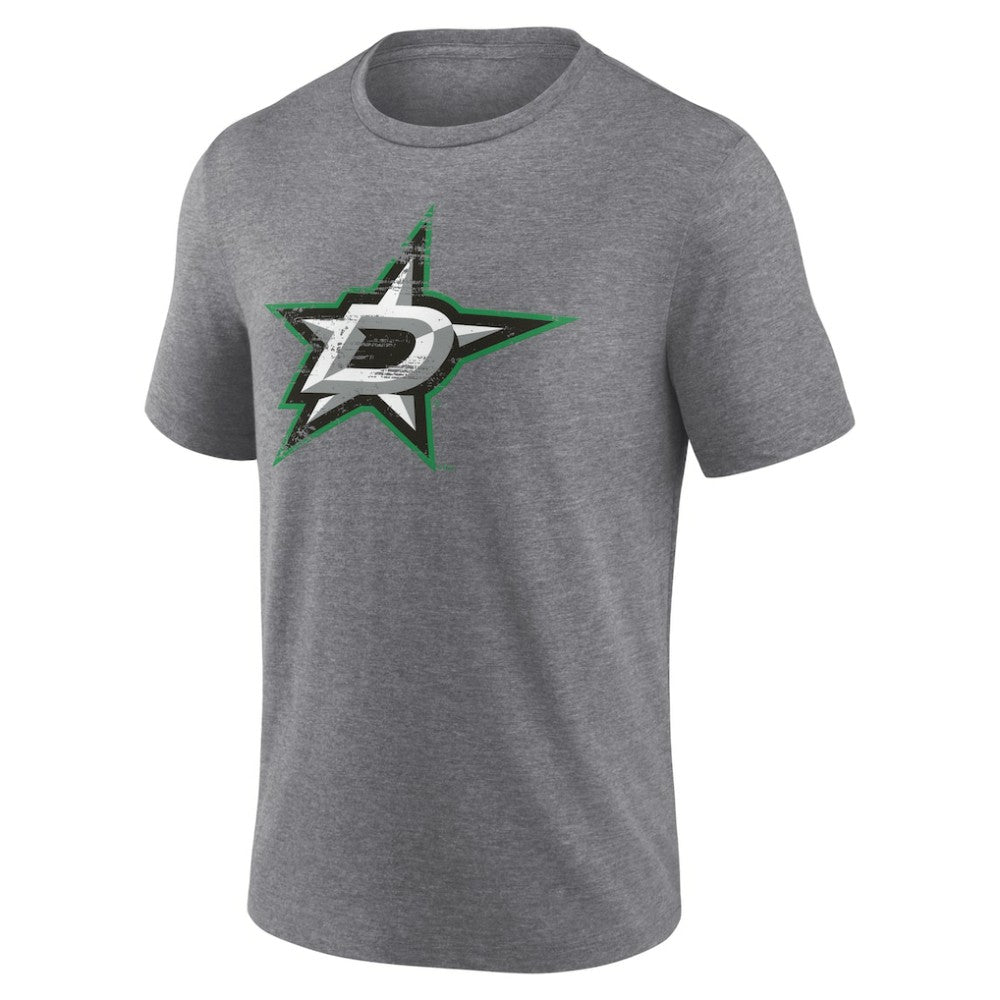 Dallas Stars Heritage Custom Tri-Blend T-Shirt - Gray T-shirts