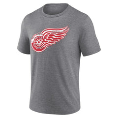 Detroit Red Wings Heritage Custom Tri-Blend T-Shirt - Gray T-shirts