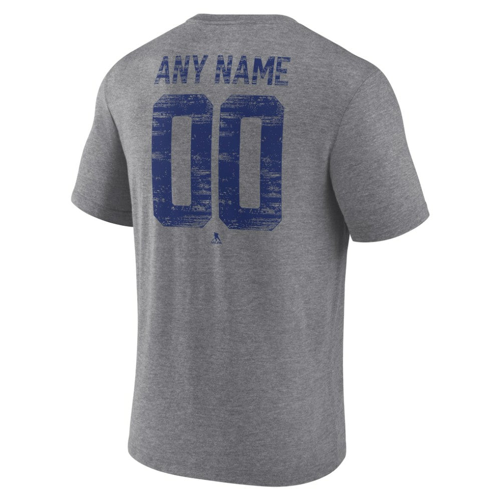 Montreal Canadiens Heritage Custom Tri-Blend T-Shirt - Gray T-shirts