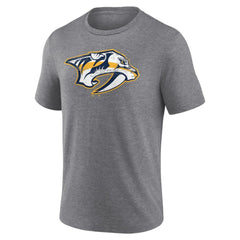 Nashville Predators Heritage Custom Tri-Blend T-Shirt - Gray T-shirts