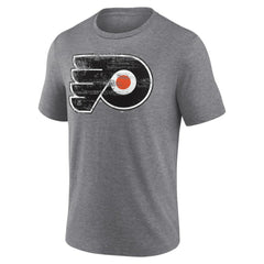 Philadelphia Flyers Heritage Custom Tri-Blend T-Shirt - Gray T-shirts