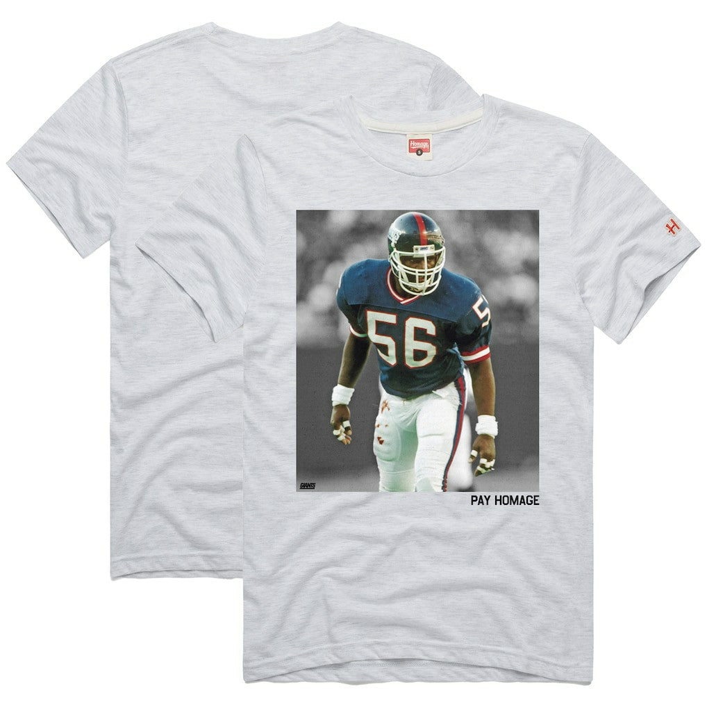 Lawrence Taylor New York Giants Homage Unisex Pay Homage Tri-Blend T-Shirt - Ash for sale