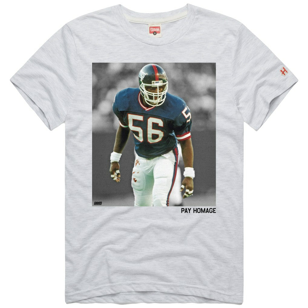 Lawrence Taylor New York Giants Homage Unisex Pay Homage Tri-Blend T-Shirt - Ash for sale