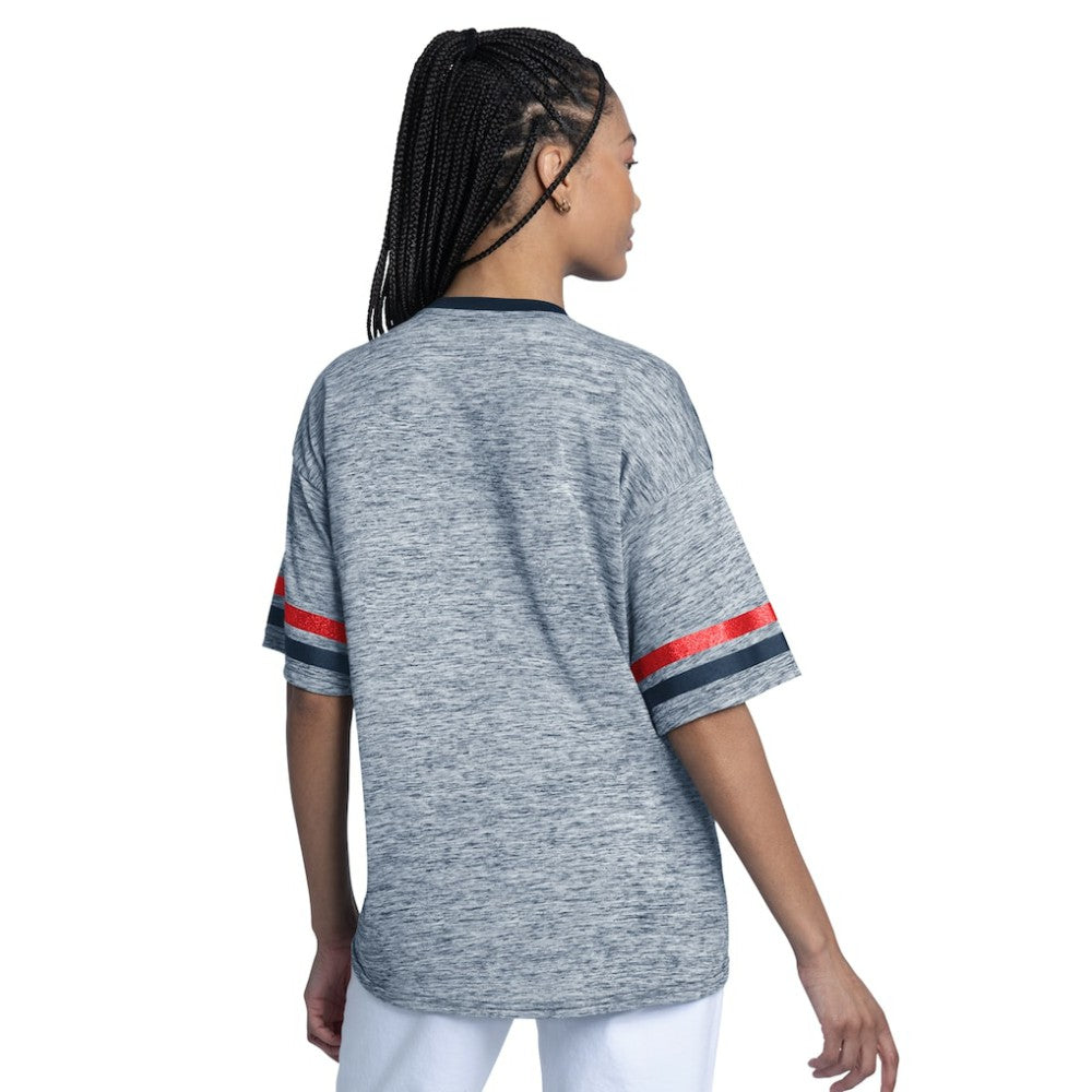 Boston Red Sox G-III 4Her by Carl Banks Women's Off-Season Oversized Top Navy