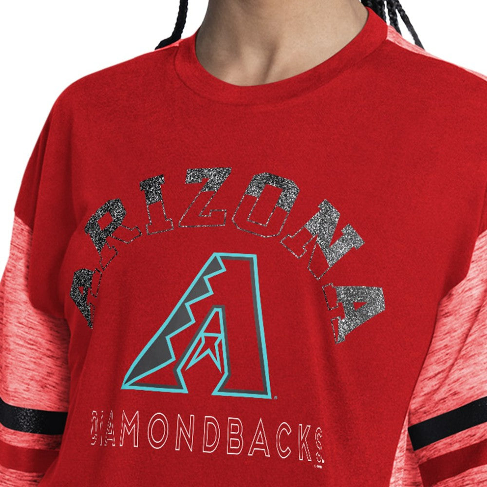 Arizona Diamondbacks G-III 4Her by Carl Banks Women's Off-Season Oversized Top Red
