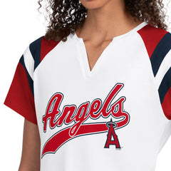 Los Angeles Angels Starter Women's Game On Notch Neck T-Shirt White