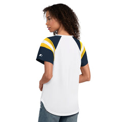 Milwaukee Brewers Starter Women's Game On Notch Neck T-Shirt White