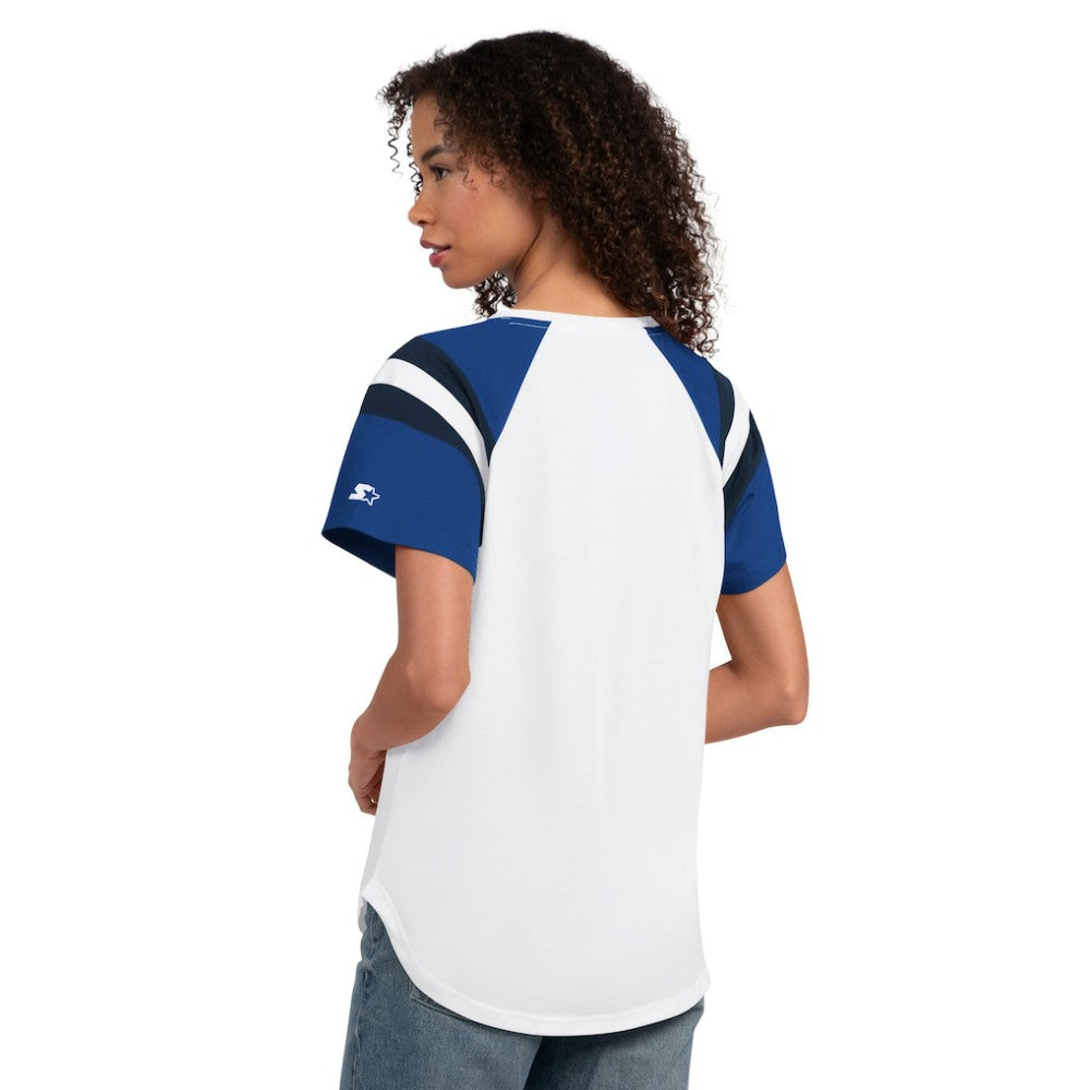 Toronto Blue Jays Starter Women's Game On Notch Neck T-Shirt White