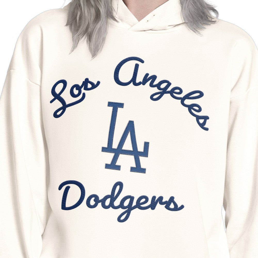 Los Angeles Dodgers Starter Women's Baseline Hoodie Sweatshirt Cream