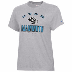 Utah Mammoth Champion Women's Core T-Shirt - Gray T-shirts