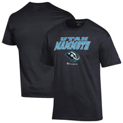 Utah Mammoth Champion Jersey T-Shirt - Black T-shirts