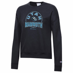 Utah Mammoth Champion Women's Powerblend Fleece Sweatshirt - Black Sweatshirts