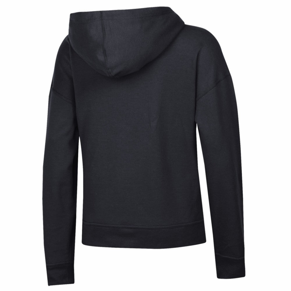 Utah Mammoth Champion Women's Powerblend Fleece Hoodie - Black Hoodies