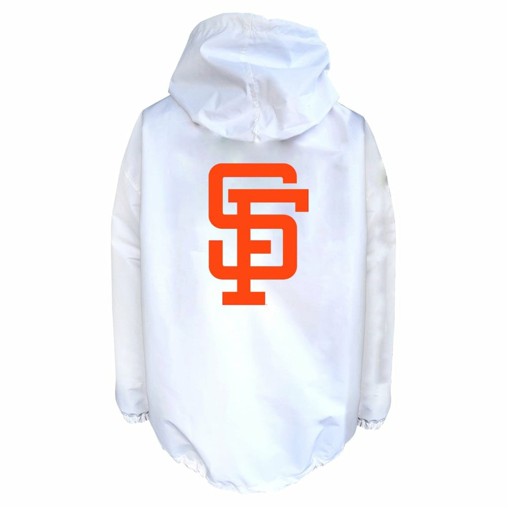 San Francisco Giants Big & Tall Full-Snap Hooded Jacket White