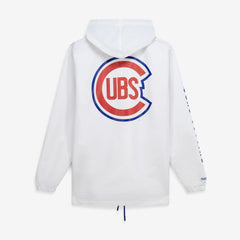 Chicago Cubs Big & Tall Full-Snap Hooded Jacket White