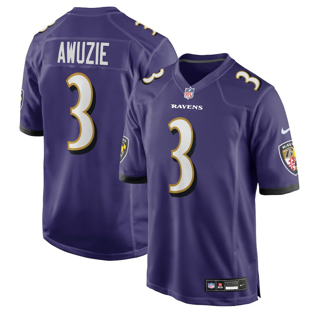 Chidobe Awuzie Baltimore Ravens Team Game Jersey - Purple outlet