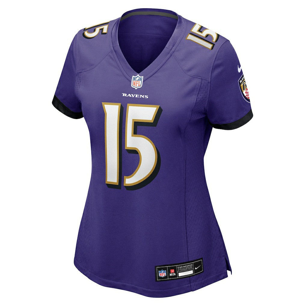 Cooper Rush Baltimore Ravens Women's Team Game Jersey - Purple on sale