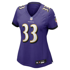 Tyler Loop Baltimore Ravens Women's Team Game Jersey - Purple on sale