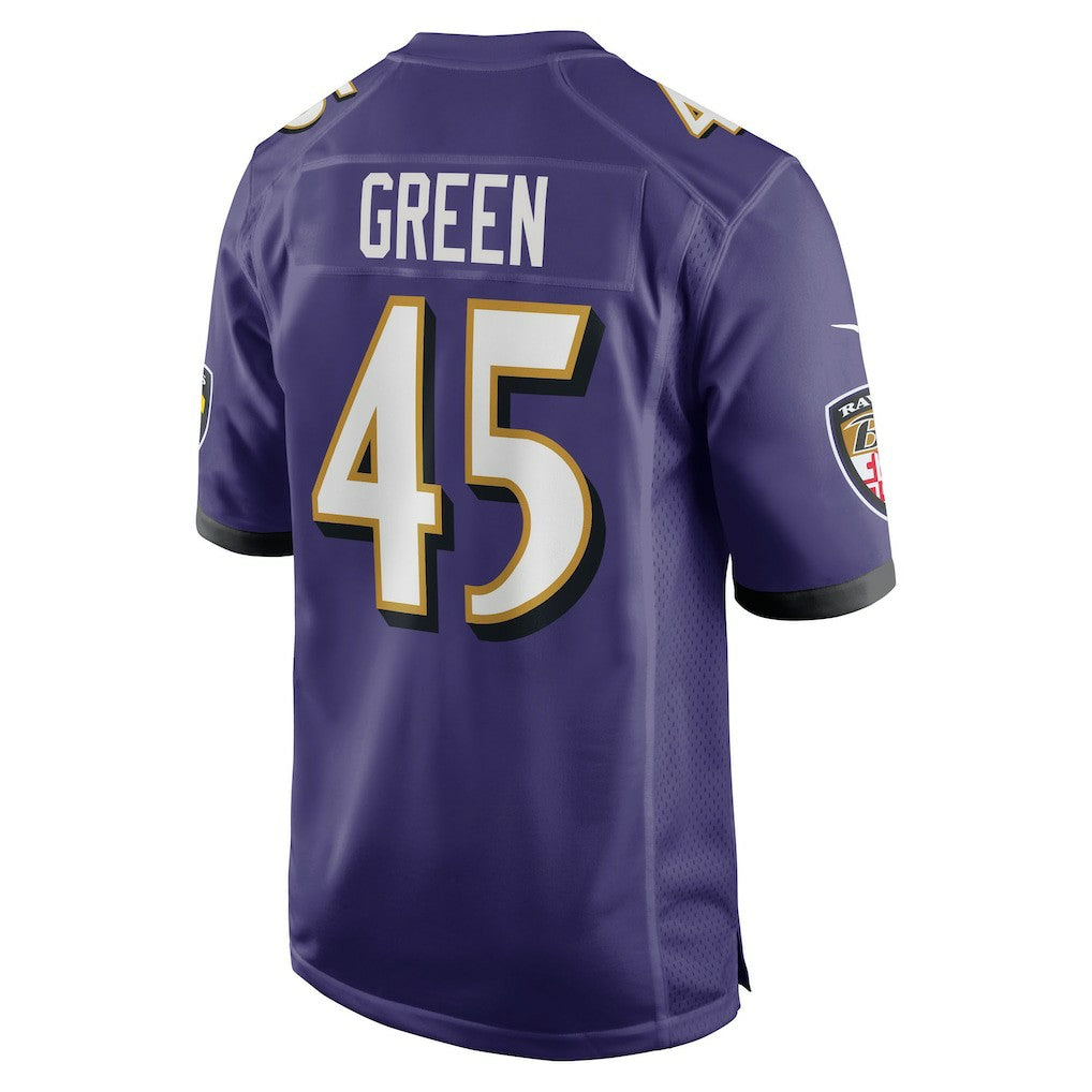 Mike Green Baltimore Ravens Team Game Jersey - Purple online