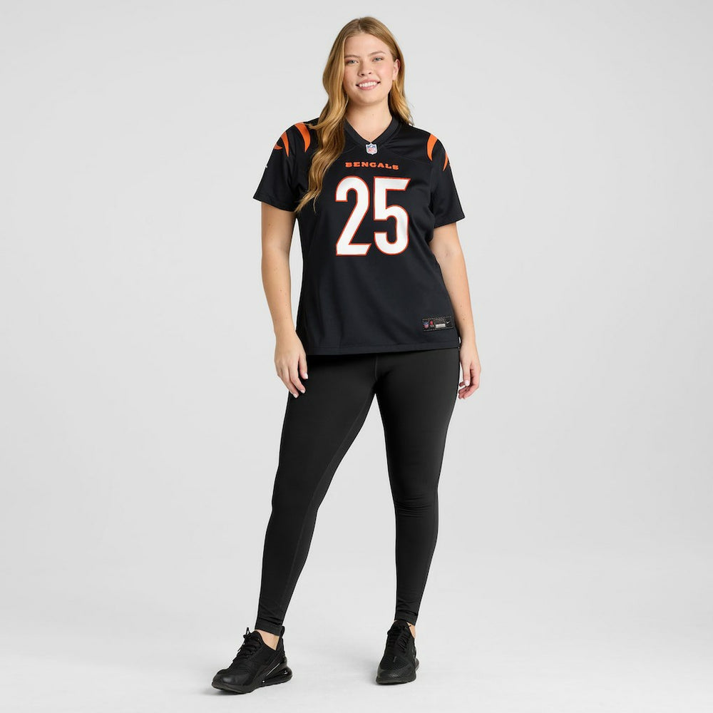 Tahj Brooks Cincinnati Bengals Women's Team Game Jersey - Black discount