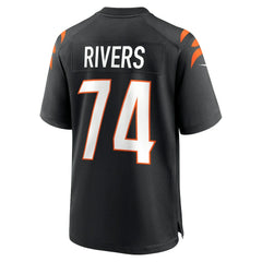 Jalen Rivers Cincinnati Bengals Team Game Jersey - Black on sale