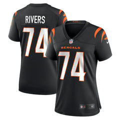 Jalen Rivers Cincinnati Bengals Women's Team Game Jersey - Black cheap