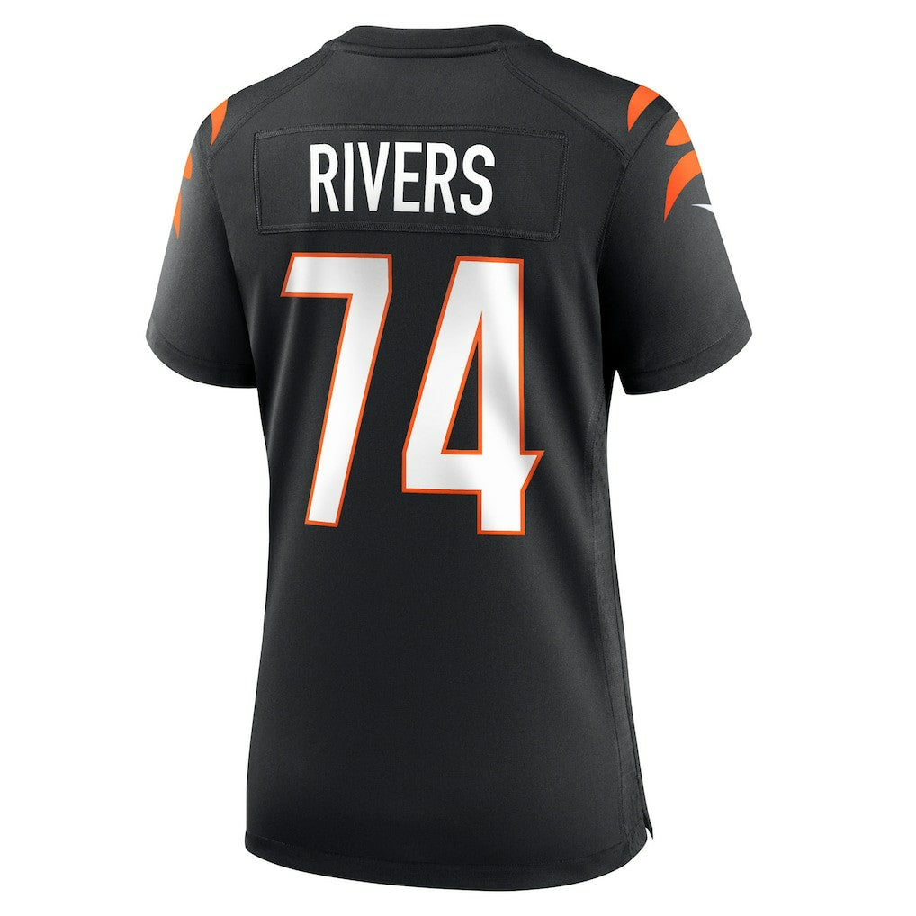 Jalen Rivers Cincinnati Bengals Women's Team Game Jersey - Black cheap
