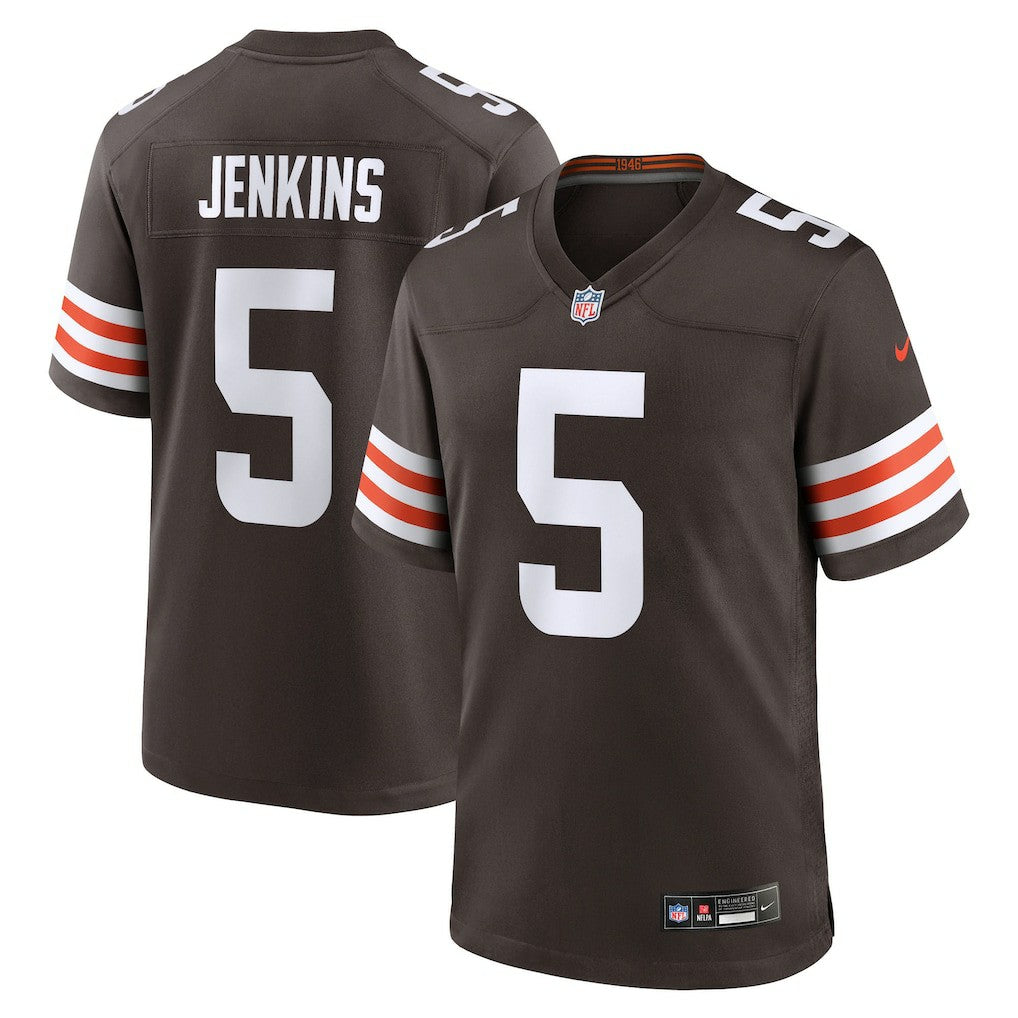 Rayshawn Jenkins Cleveland Browns Team Game Jersey - Brown outlet