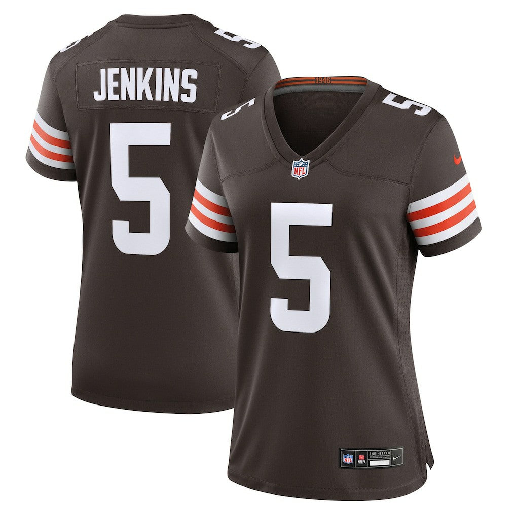 Rayshawn Jenkins Cleveland Browns Women's Team Game Jersey - Brown for sale