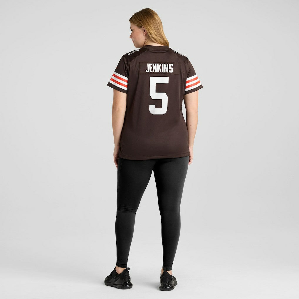 Rayshawn Jenkins Cleveland Browns Women's Team Game Jersey - Brown for sale