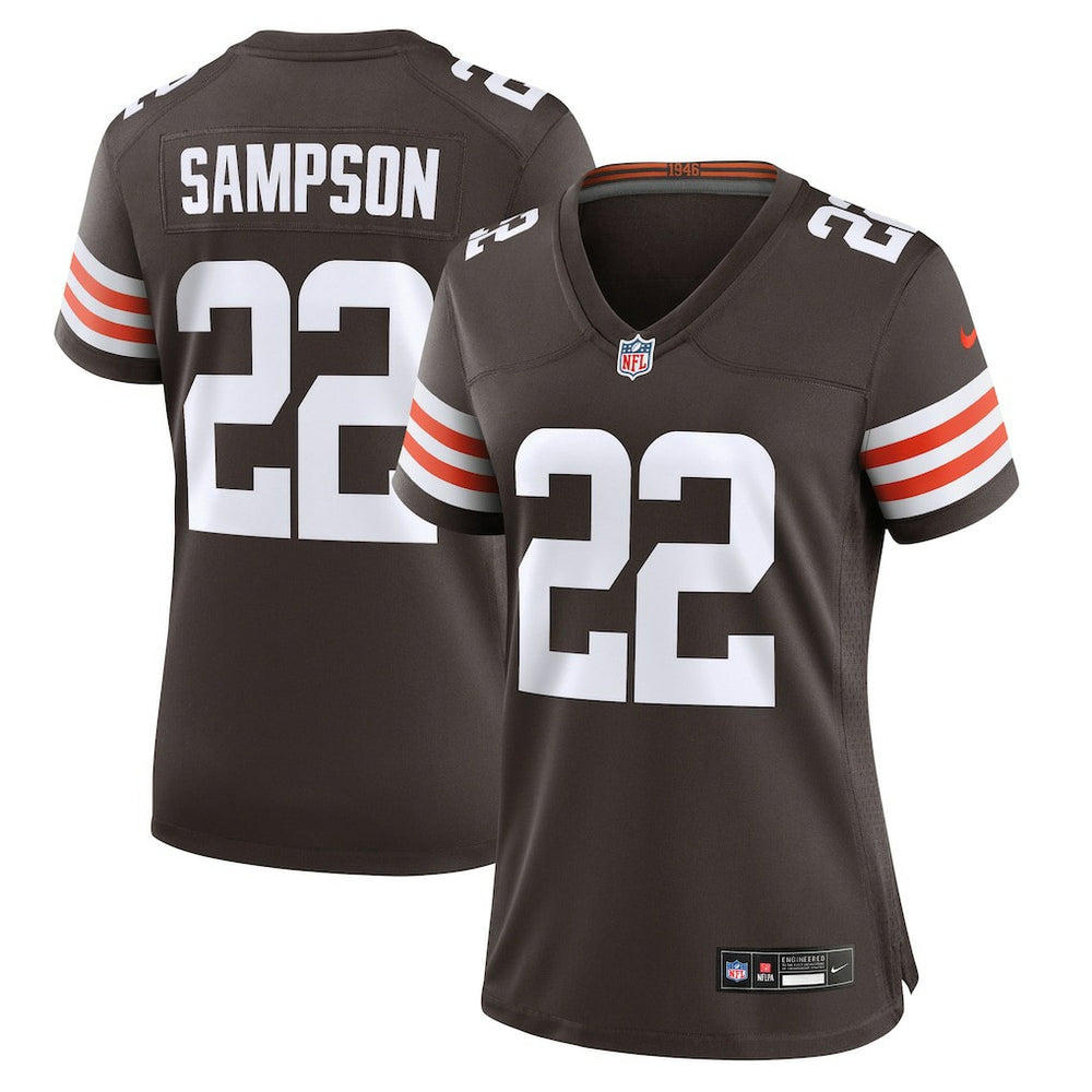 Dylan Sampson Cleveland Browns Women's Team Game Jersey - Brown online