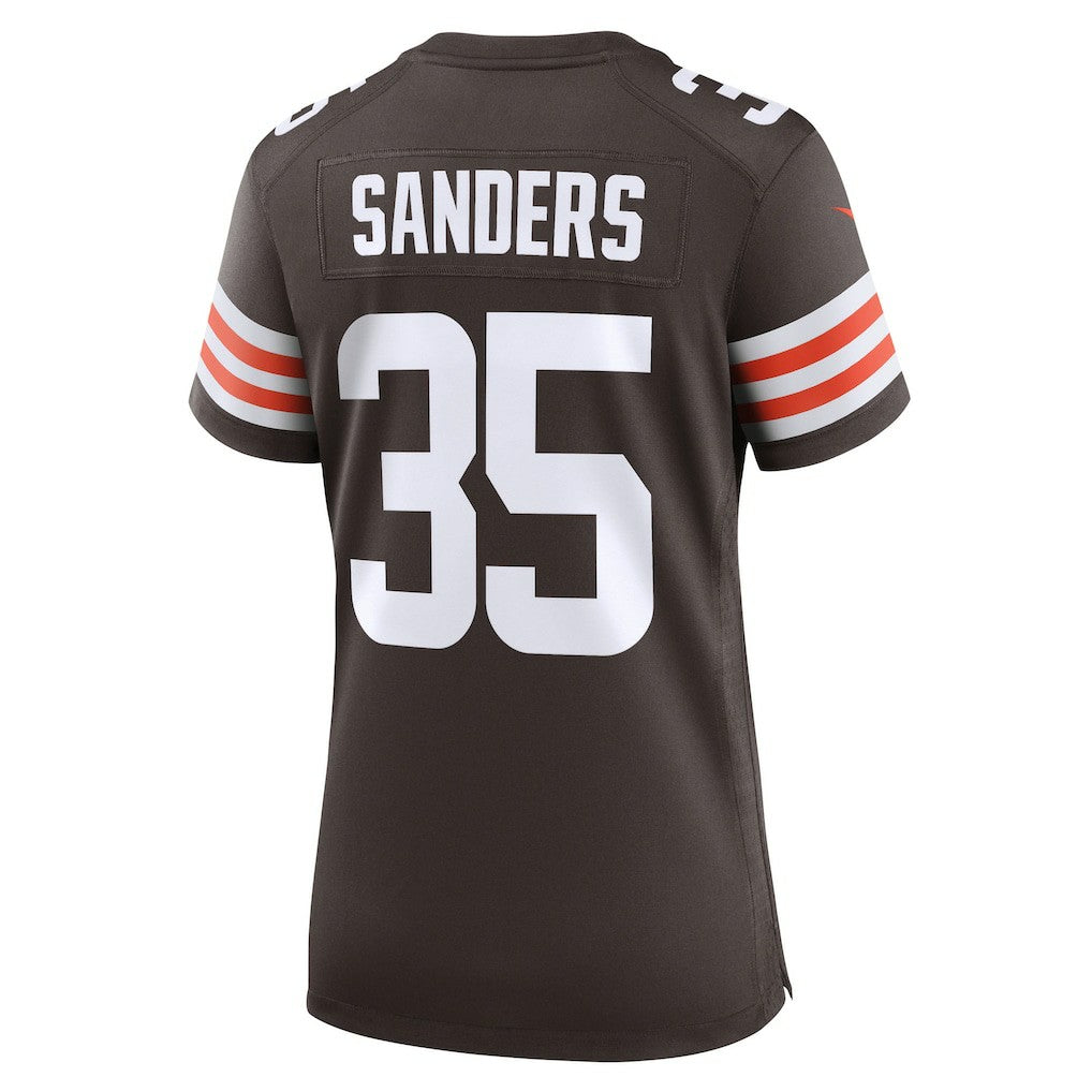 Raheim Sanders Cleveland Browns Women's Team Game Jersey - Brown sale