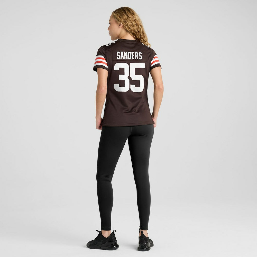 Raheim Sanders Cleveland Browns Women's Team Game Jersey - Brown sale