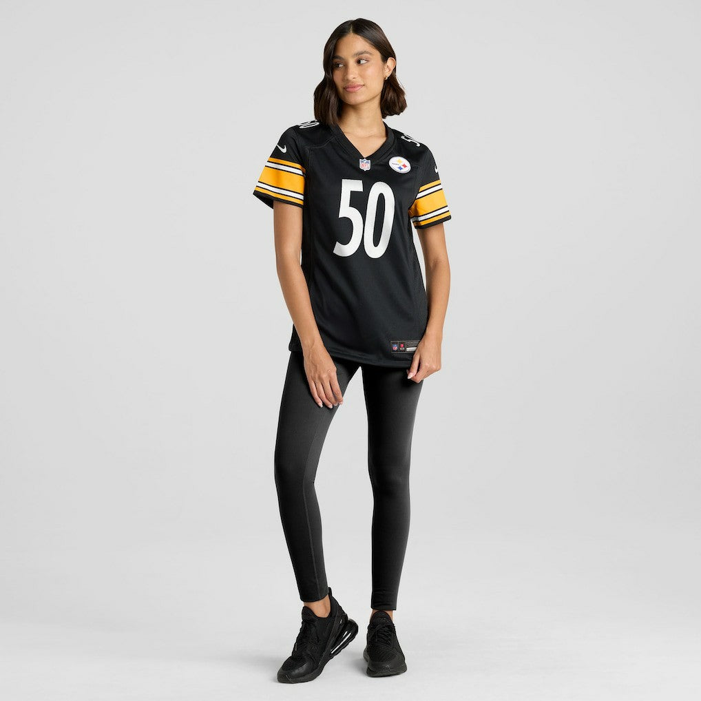 Malik Harrison Pittsburgh Steelers Women's Team Game Jersey - Black sale