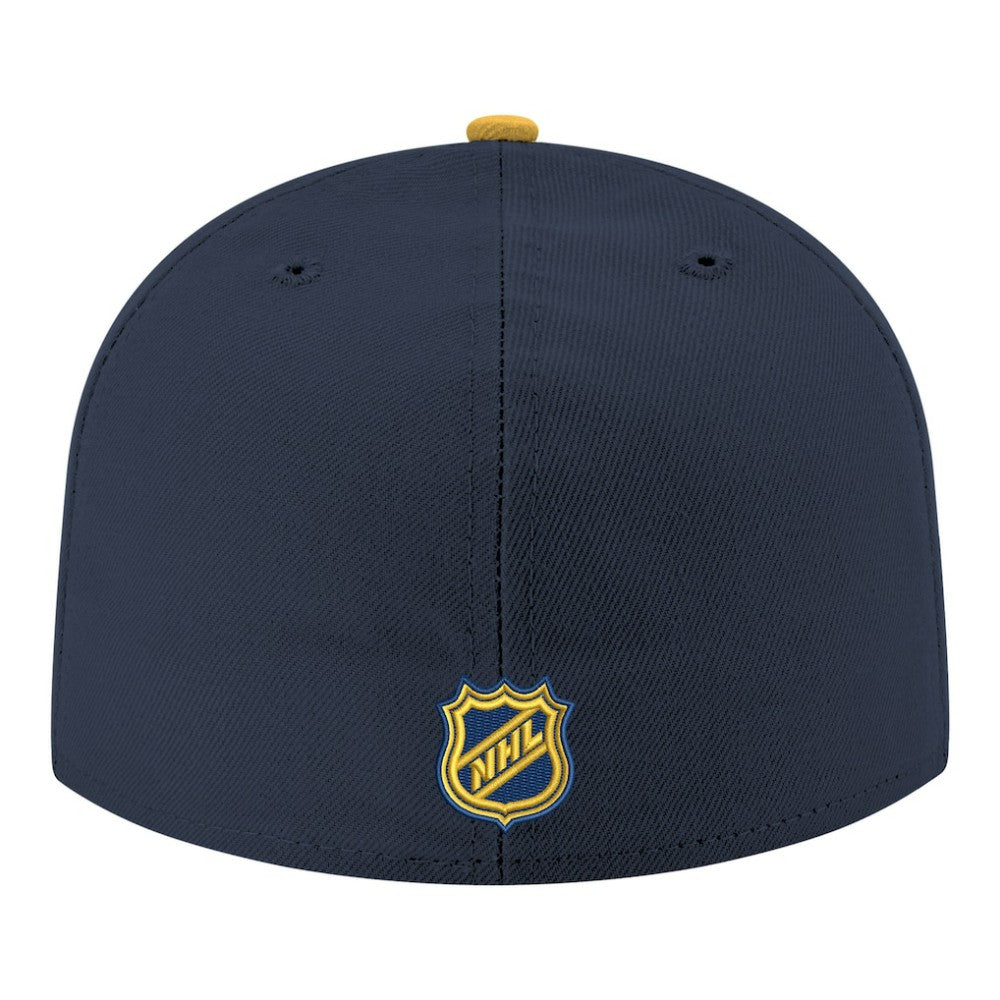 Nashville Predators New Era Core Logo Two-Tone 59FIFTY Fitted Hat - Navy Hats