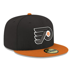 Philadelphia Flyers New Era Core Logo Two-Tone 59FIFTY Fitted Hat - Black Hats