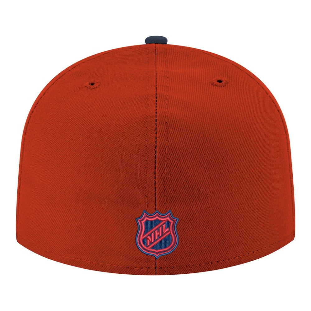 Montreal Canadiens New Era Core Logo Two-Tone 59FIFTY Fitted Hat - Red Hats