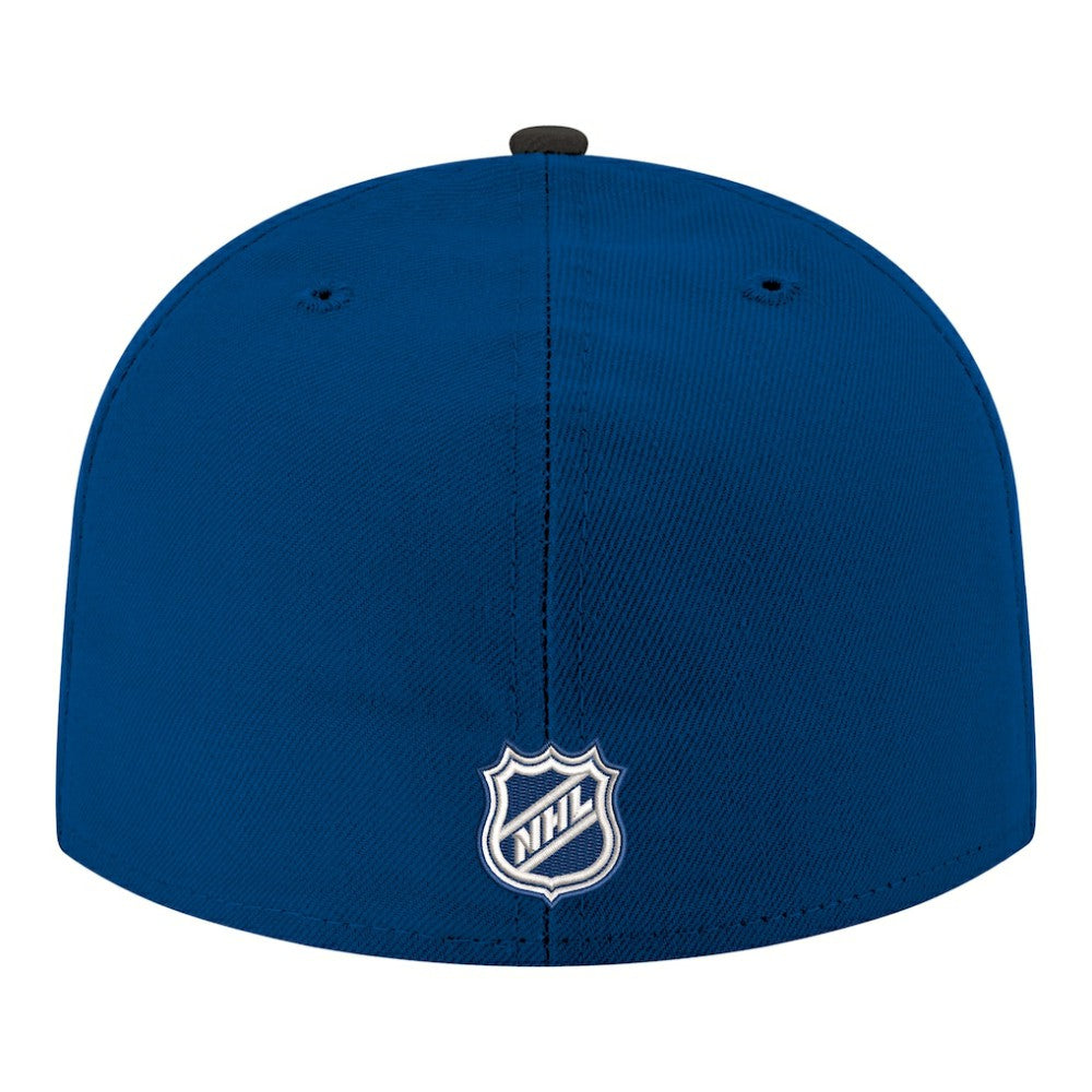 Tampa Bay Lightning New Era Core Logo Two-Tone 59FIFTY Fitted Hat - Blue Hats