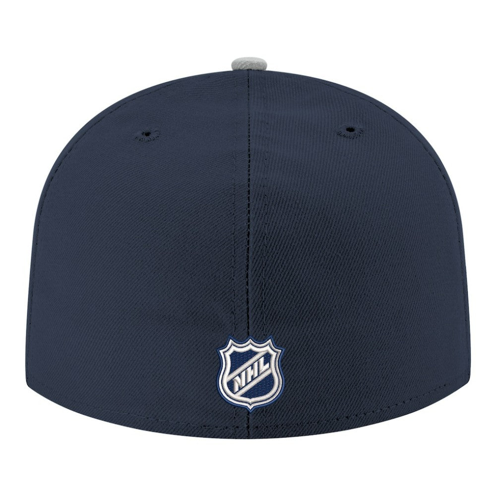 Toronto Maple Leafs New Era Core Logo Two-Tone 59FIFTY Fitted Hat - Navy Hats