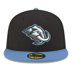 Utah Mammoth New Era Core Logo Two-Tone 59FIFTY Fitted Hat - Black Hats