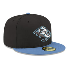 Utah Mammoth New Era Core Logo Two-Tone 59FIFTY Fitted Hat - Black Hats