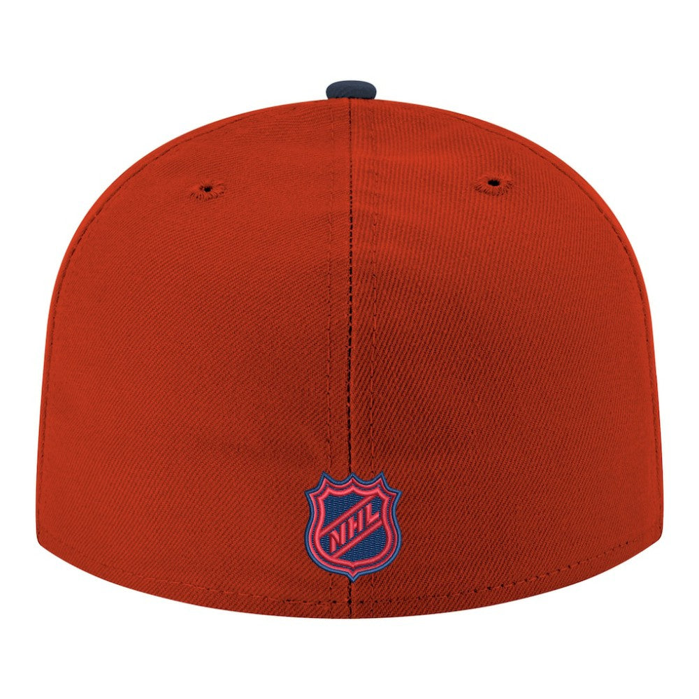 Washington Capitals New Era Core Logo Two-Tone 59FIFTY Fitted Hat - Red Hats