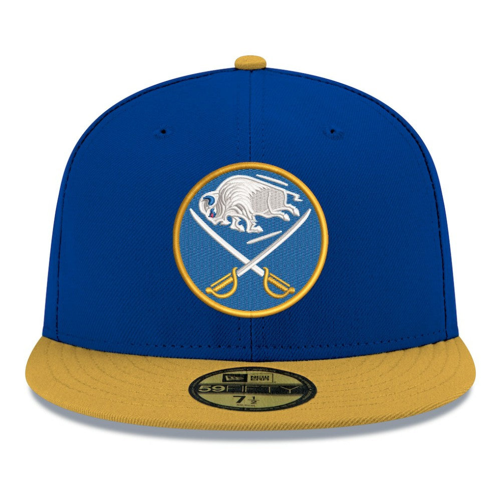 Buffalo Sabres New Era Core Logo Two-Tone 59FIFTY Fitted Hat - Royal Hats