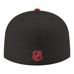 Chicago Blackhawks New Era Core Logo Two-Tone 59FIFTY Fitted Hat - Black Hats